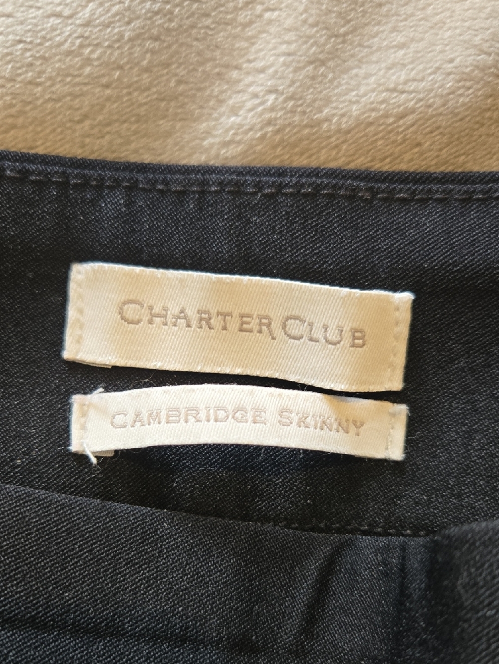 Charter Club Cambridge Skinny Jeans - Black